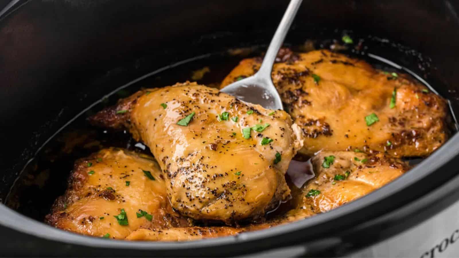 Slow Cooker Brown Sugar Chicken