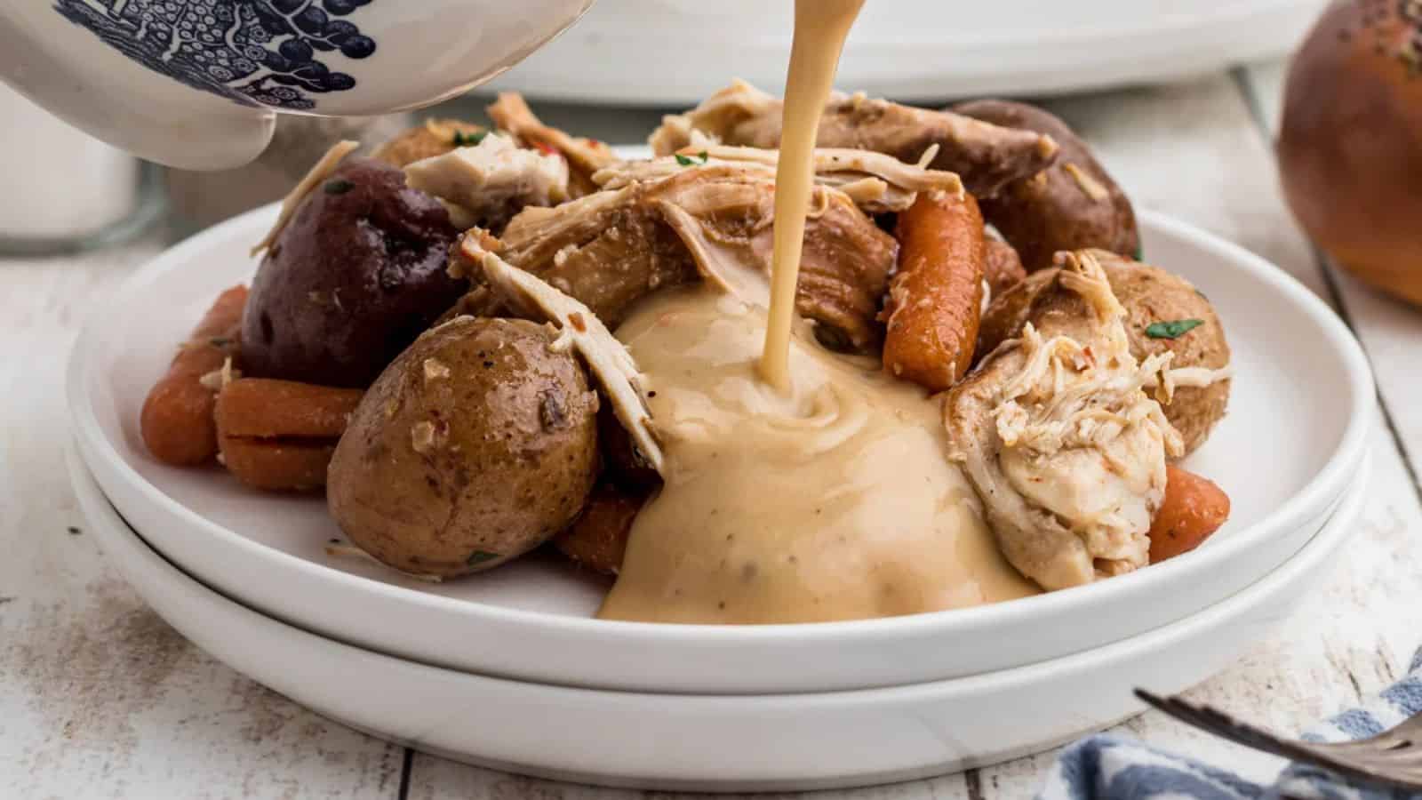 Slow Cooker Italian Chicken with Gravy