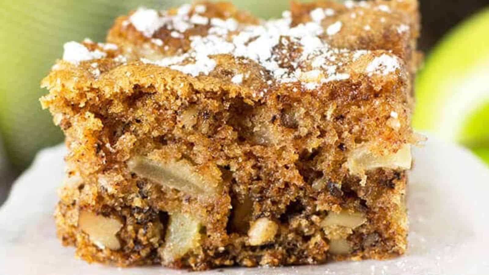 Apple Walnut Cake