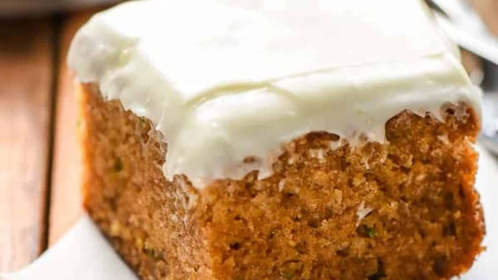 Zucchini Cake with Cream Cheese Frosting