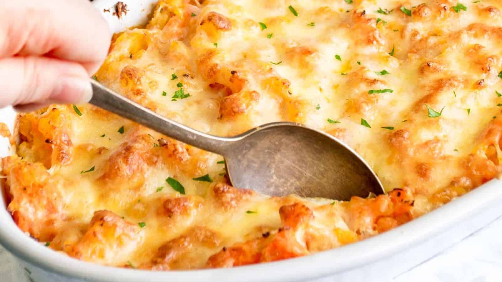 CHEESY RUTABAGA AND CARROT CASSEROLE