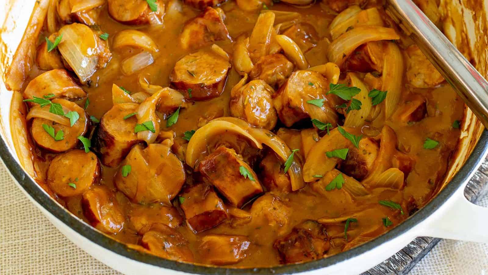 BRITISH SAUSAGE CASSEROLE