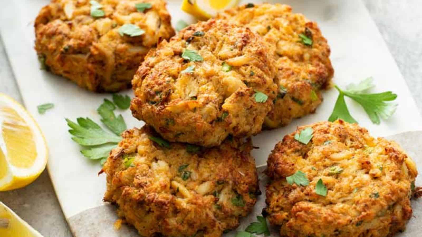 Maryland Crab Cakes with Lemon Aioli