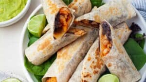 Spicy Shrimp Burritos