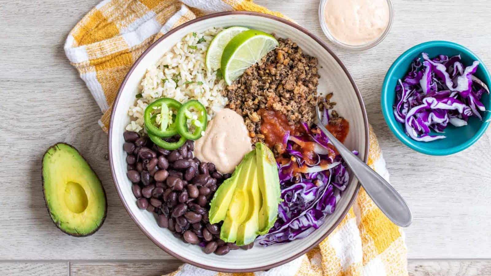 Vegan Taco Bowl.