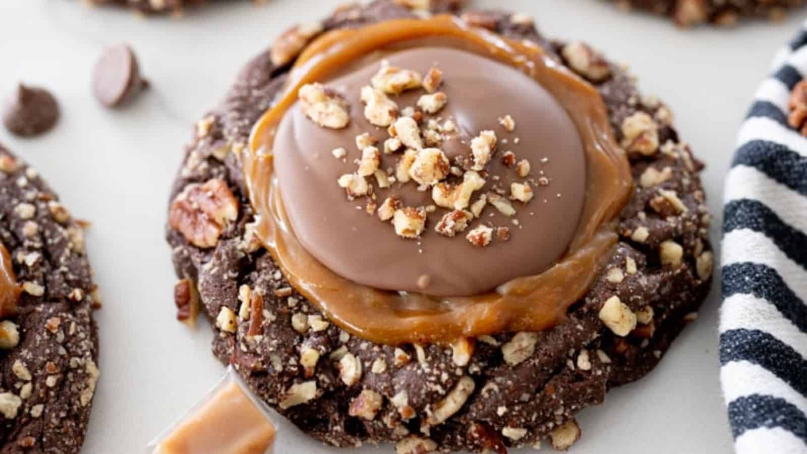 Crumbl Turtle Cookies