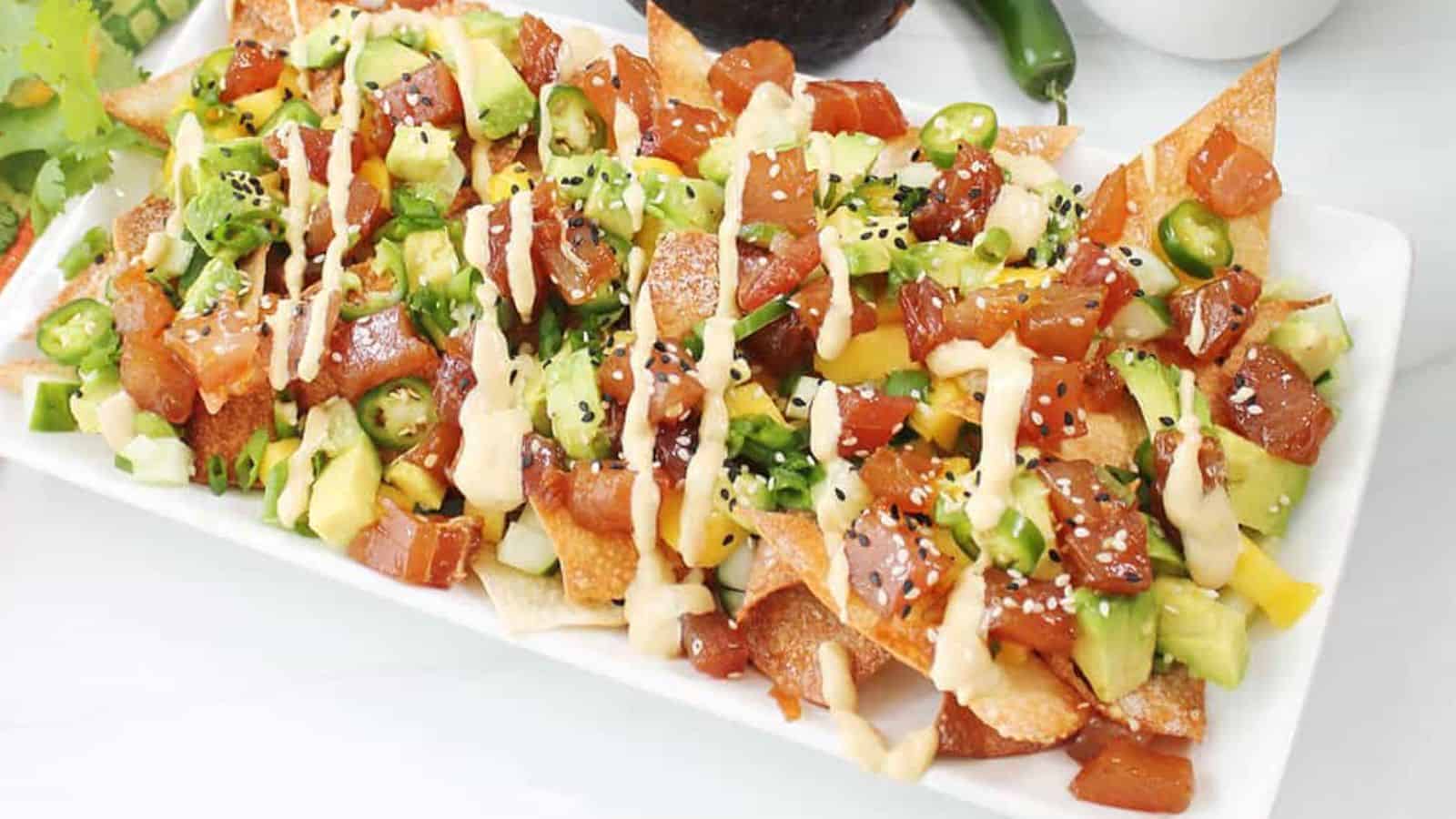 AHI TUNA NACHOS