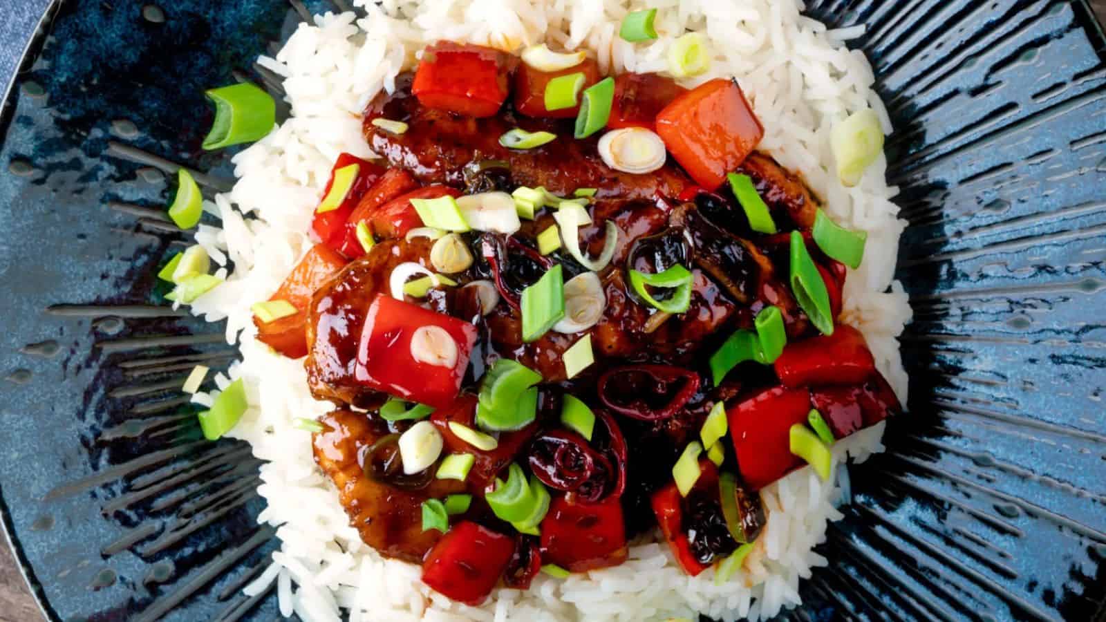 Honey Chilli Chicken with Soy & Ginger