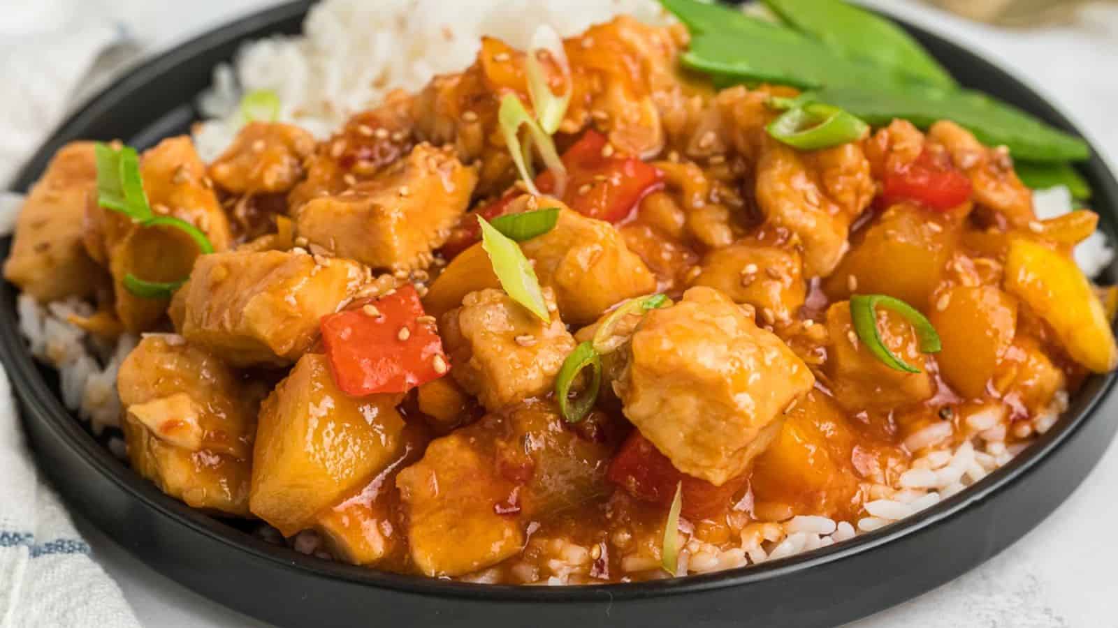 Slow Cooker Sweet and Sour Chicken