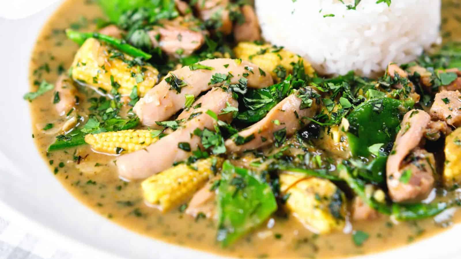 Easy Thai Green Chicken Curry
