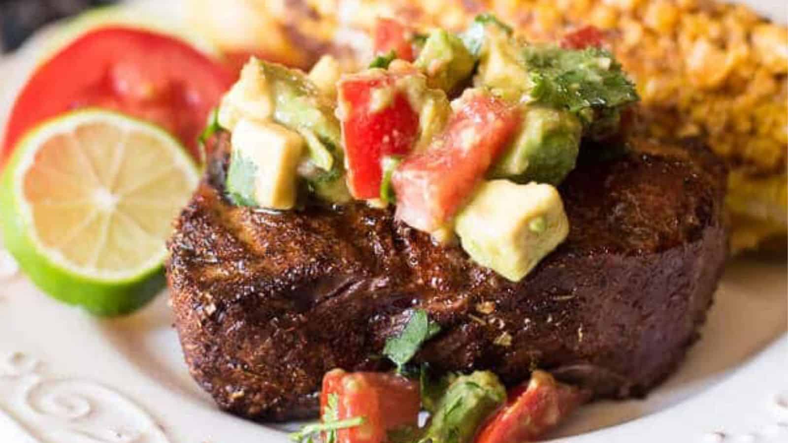 Mexican Steak with Avocado Salsa