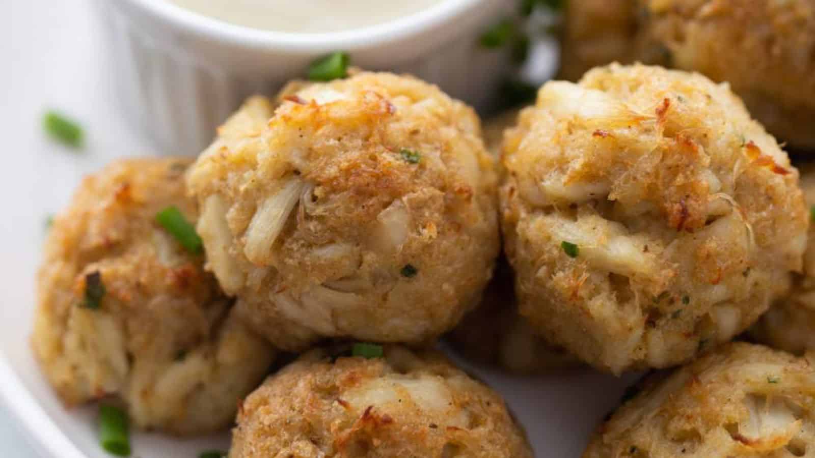 Crab Cake Balls Appetizer