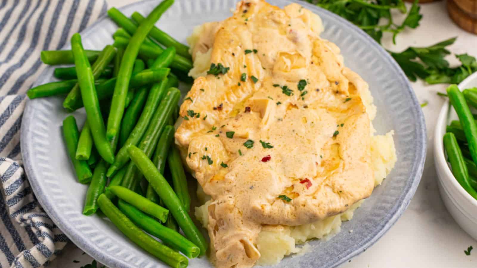 Creamy Boursin Chicken Skillet
