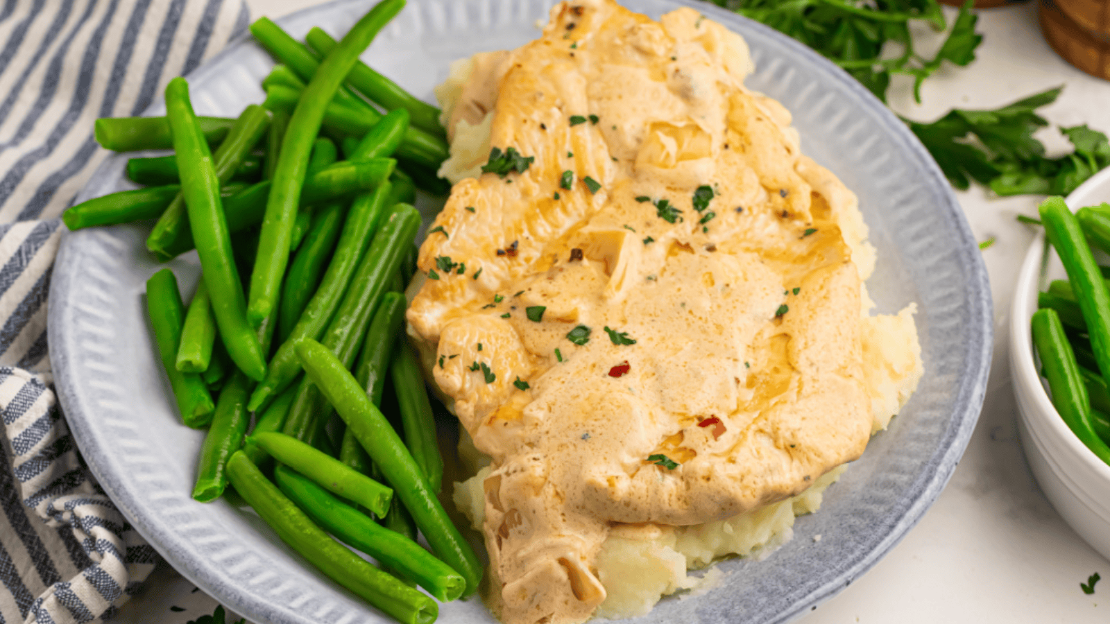 Creamy Boursin Chicken Skillet