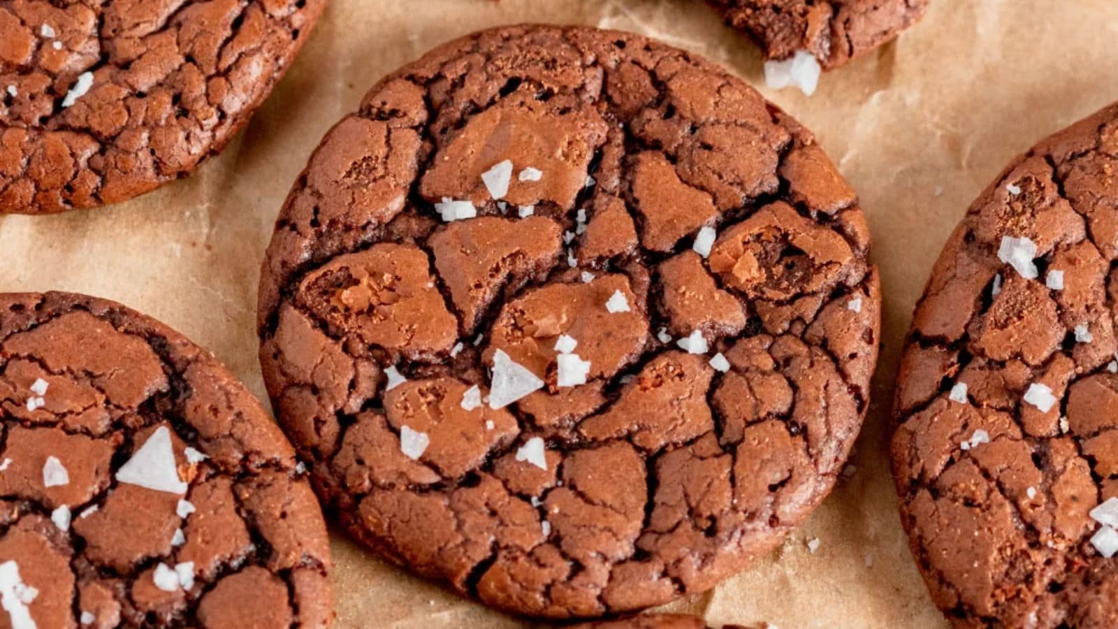 Sea Salt Brownie Cookies