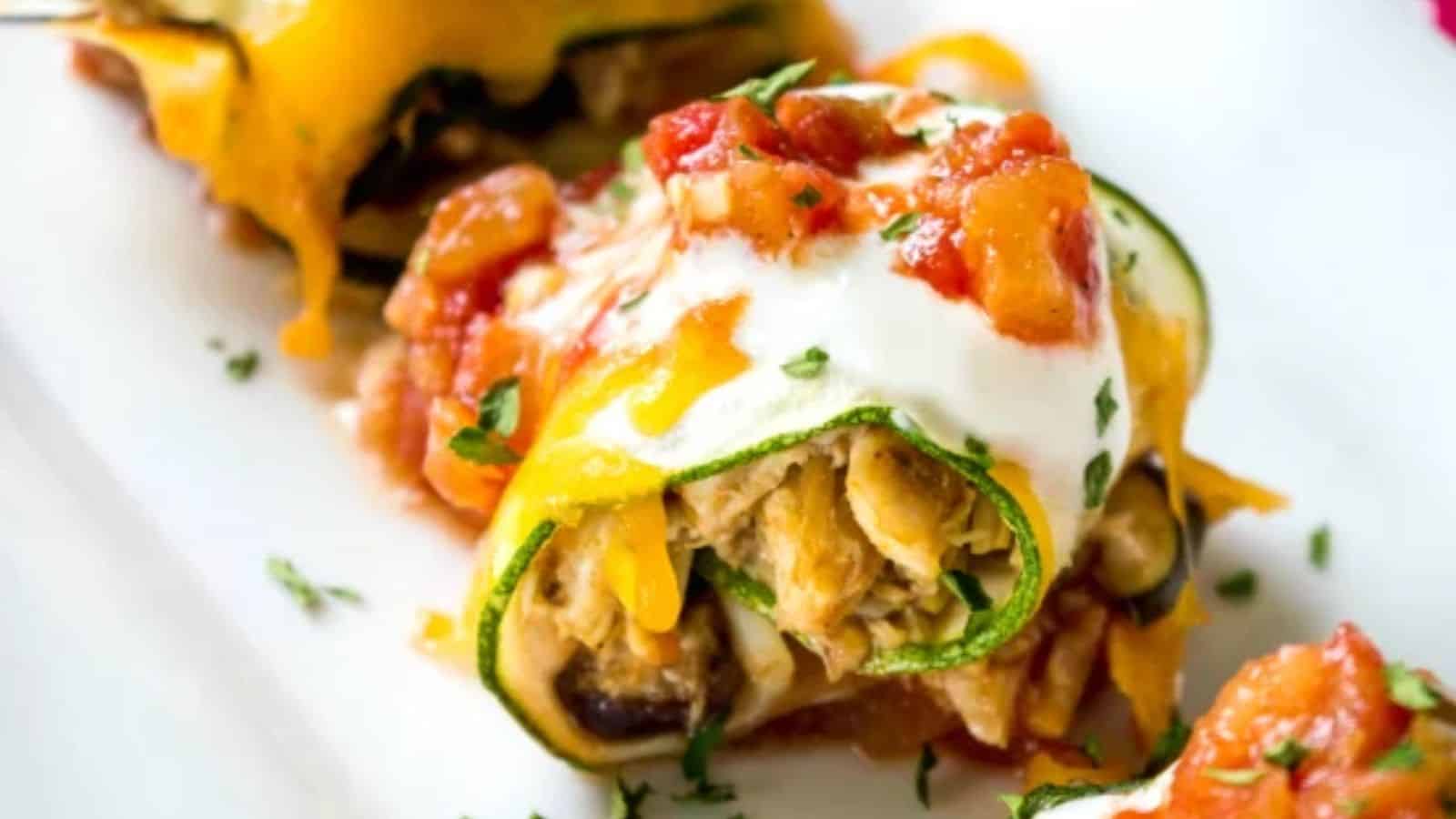 Zucchini Taco Roll Ups