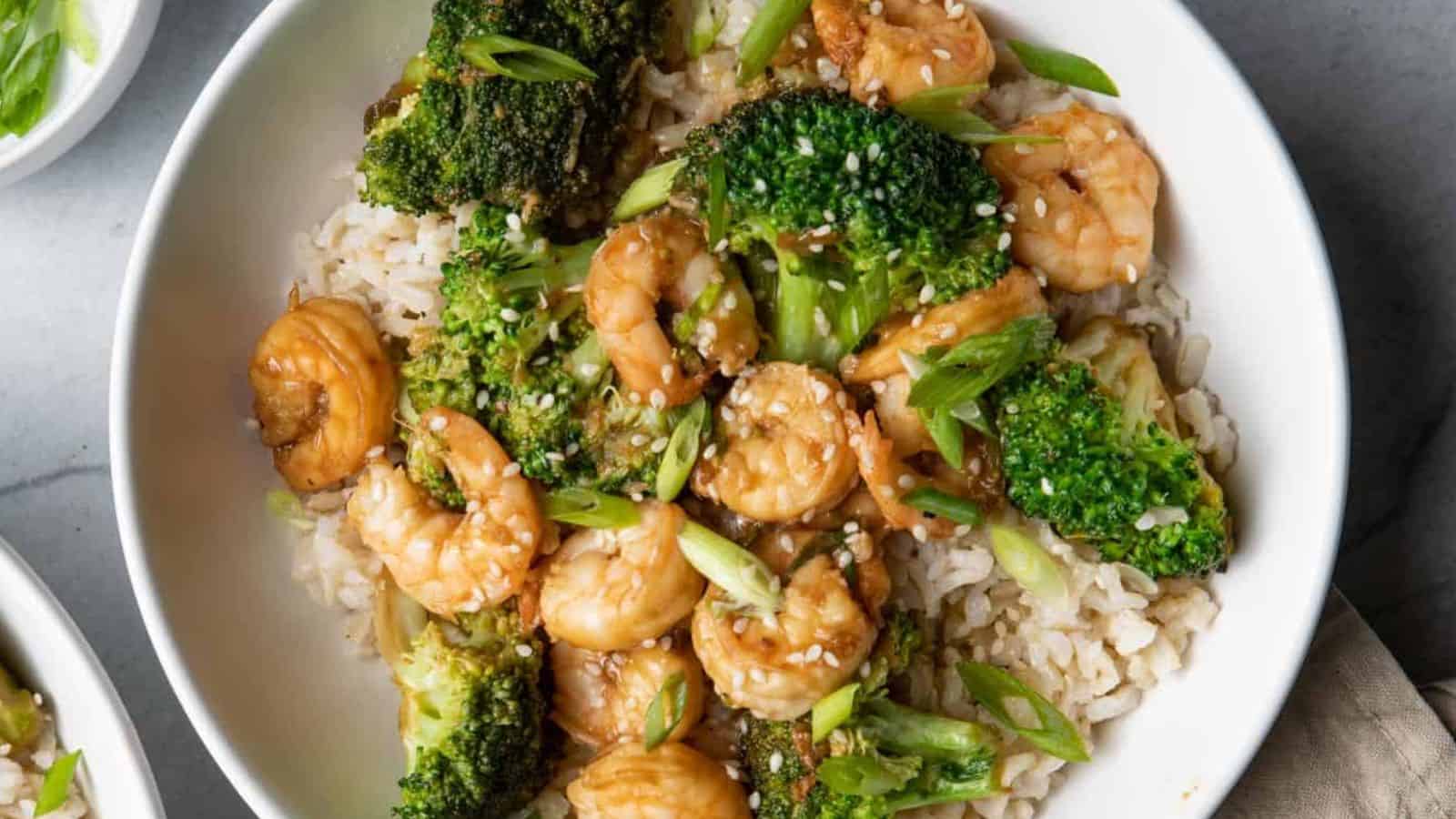 Shrimp & Broccoli Stir Fry